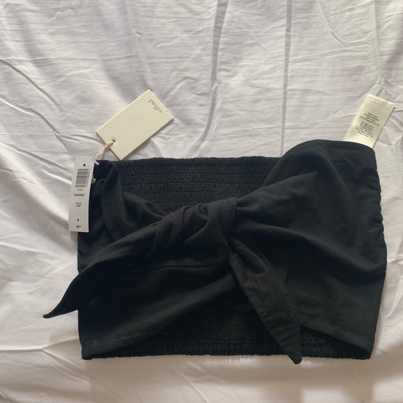 Wilfred Tops - Aritzia Wilfred Tie Front Tube Top NWT